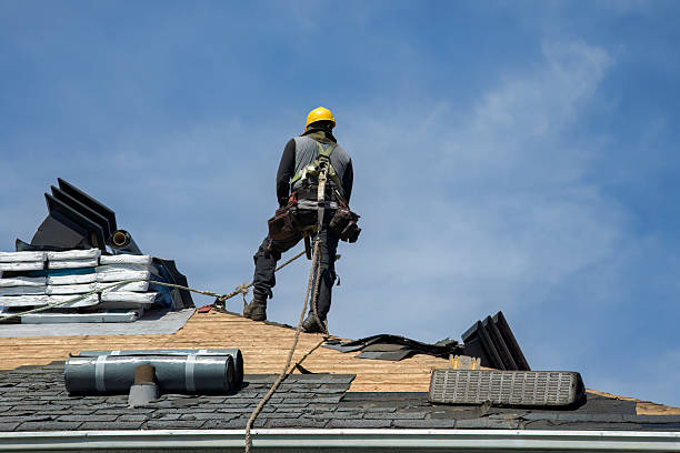 Professional Roof Replacement technician working in Lineville, IA
